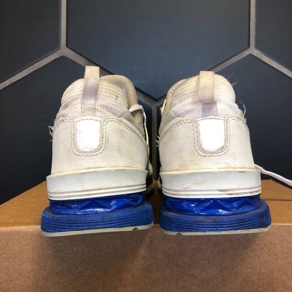 ~Used W/O Box! Men's New Balance 574 Sport White USA Sneakers Size 9.5 - Picture 4 of 6